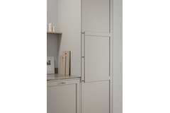 Poignée VILLA LONG EA640 L690 alu + zmc look inox 